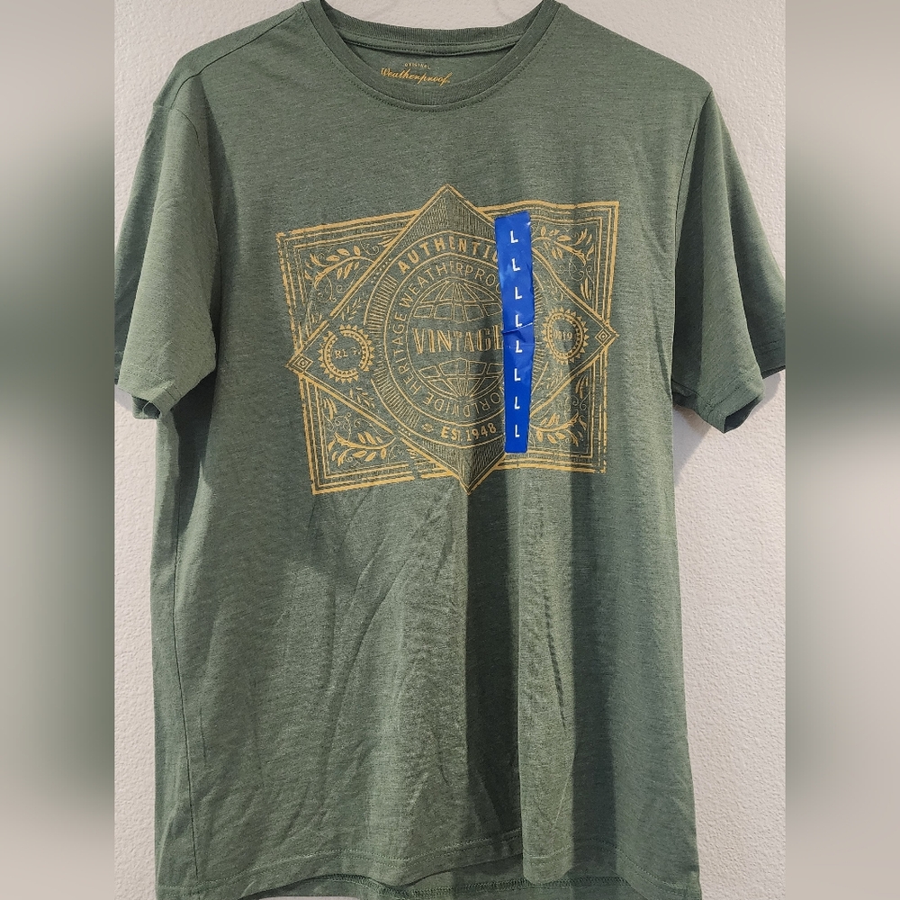 Vintage Green Graphic T-Shirt